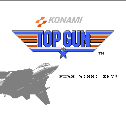 Top Gun (Japan) Title Screen